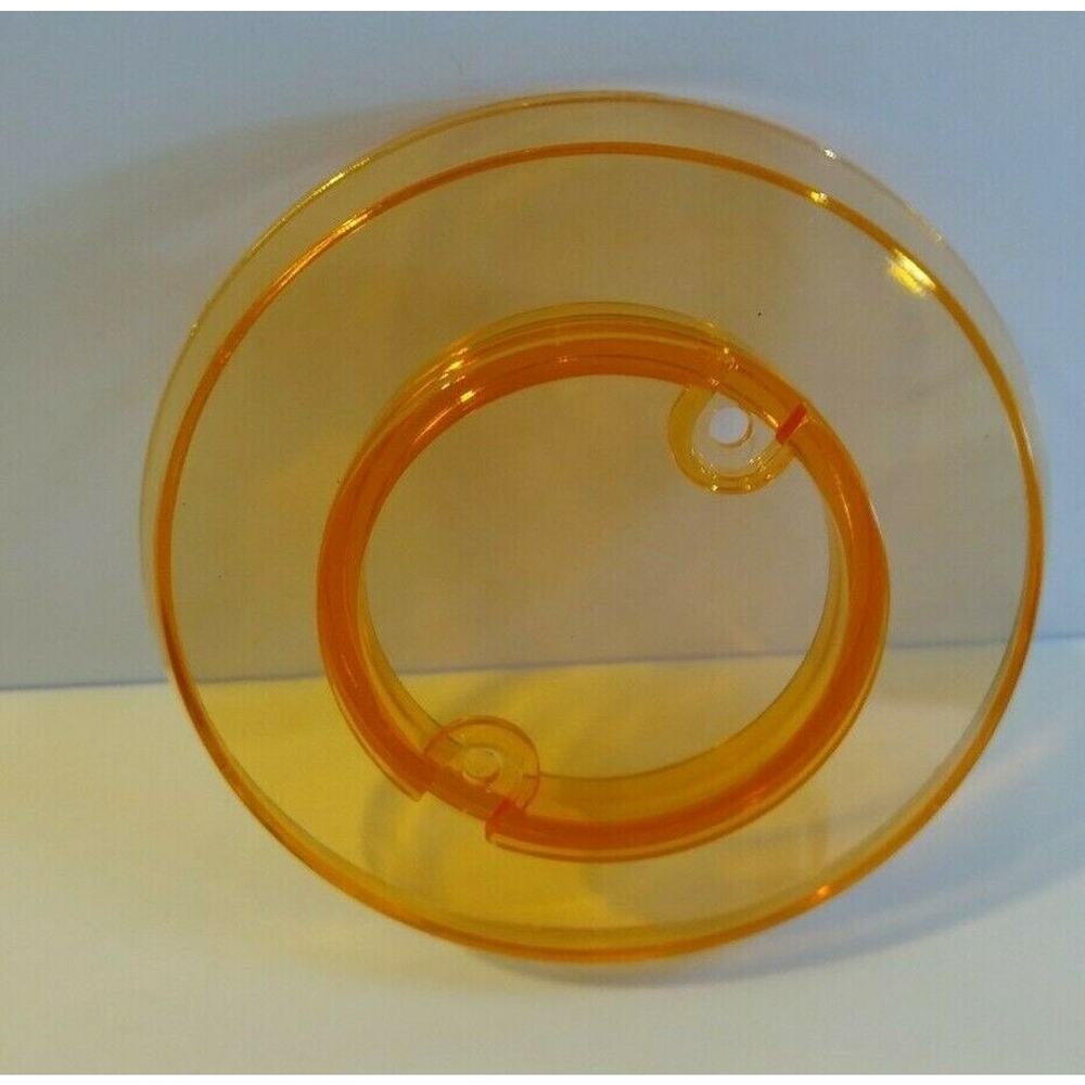 Pinball Pop Bumper Cap Game Part Translucent Light Orange Plastic Many Models - Picture 3 of 5